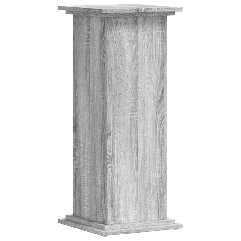 Support de plante sonoma gris 33 x 33 x 80 cm bois d'ingénierie