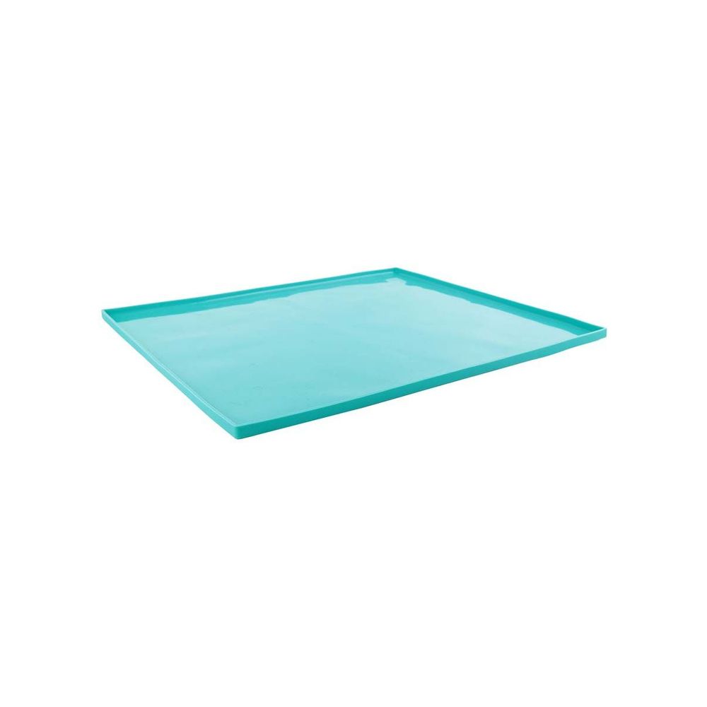 Plaque à génoise en polypropylène 41x35 cm bleu vert