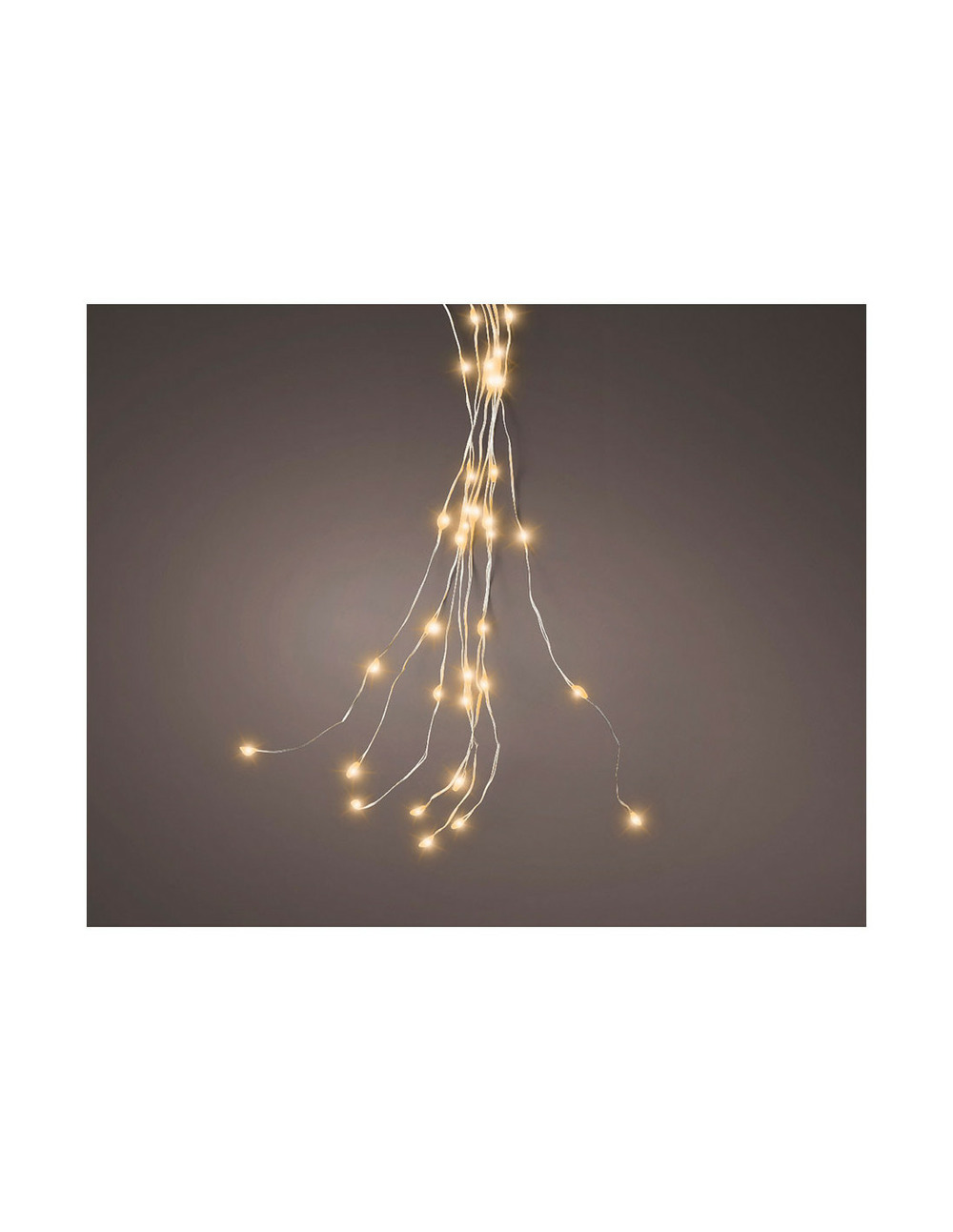 Guirlande micro led 640leds lumière chaude fixe 6,90m