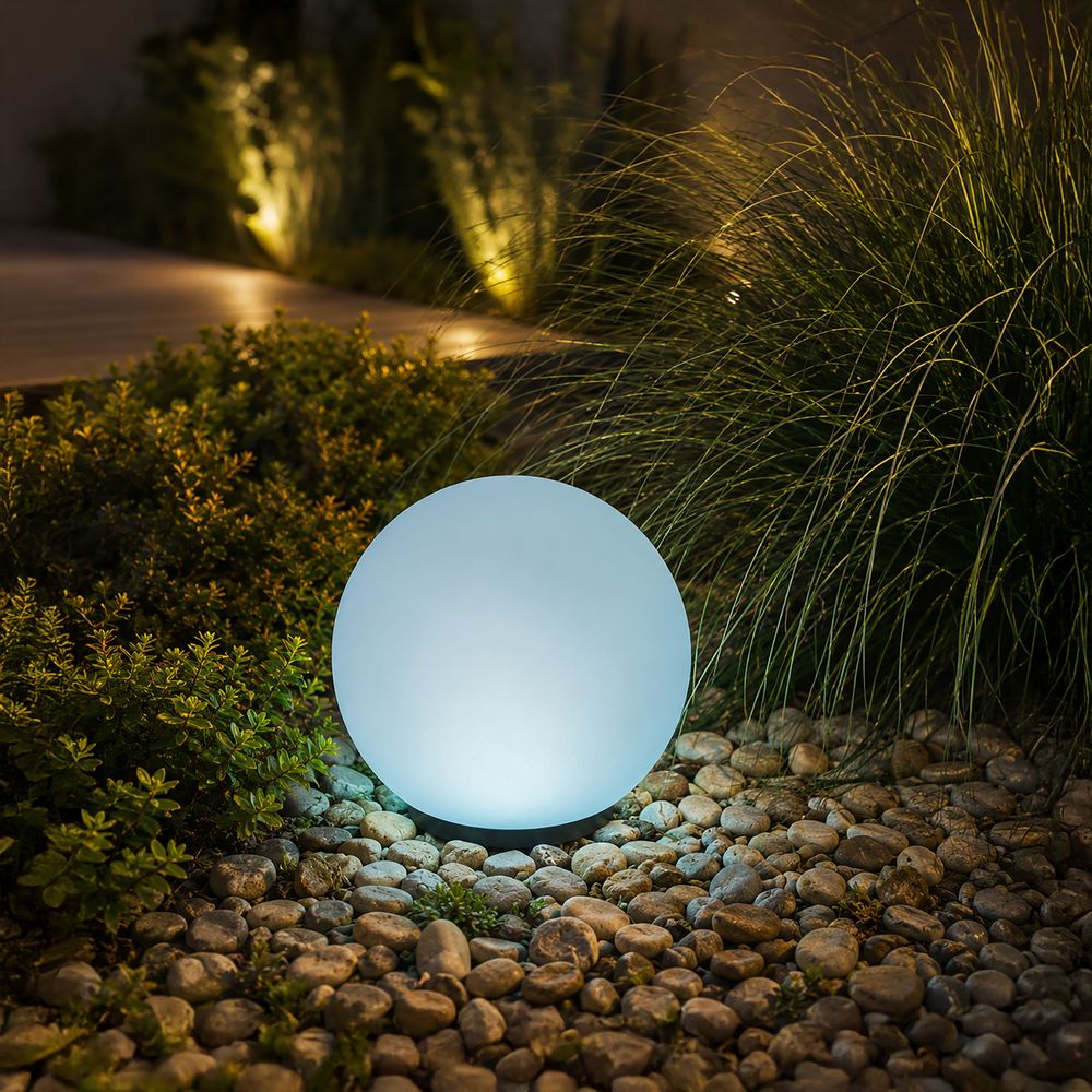 Boule solaire multicolore 20 cm