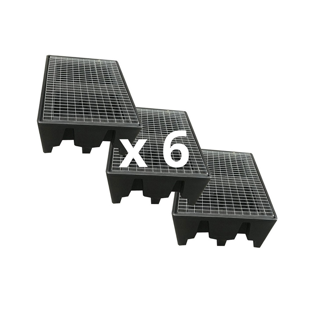 Palette de rétention europe éco-lot de 6