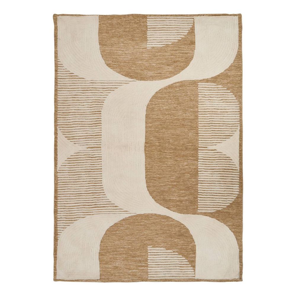 Tapis loomia rectangulaire 120x170cm beige