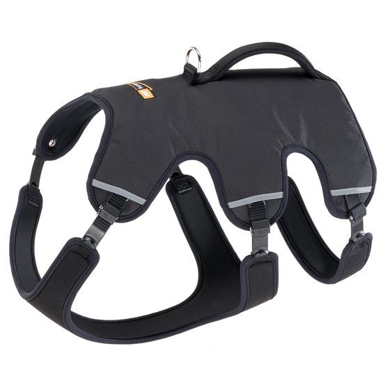 Ferplast harnais chien réglable xl poitrail 82-92 cm avec poignée, noir