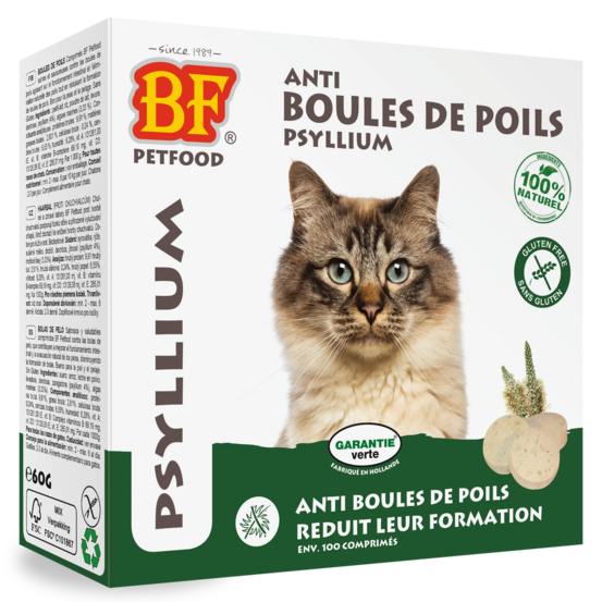 Comprimés anti boules de poils 60g/100p