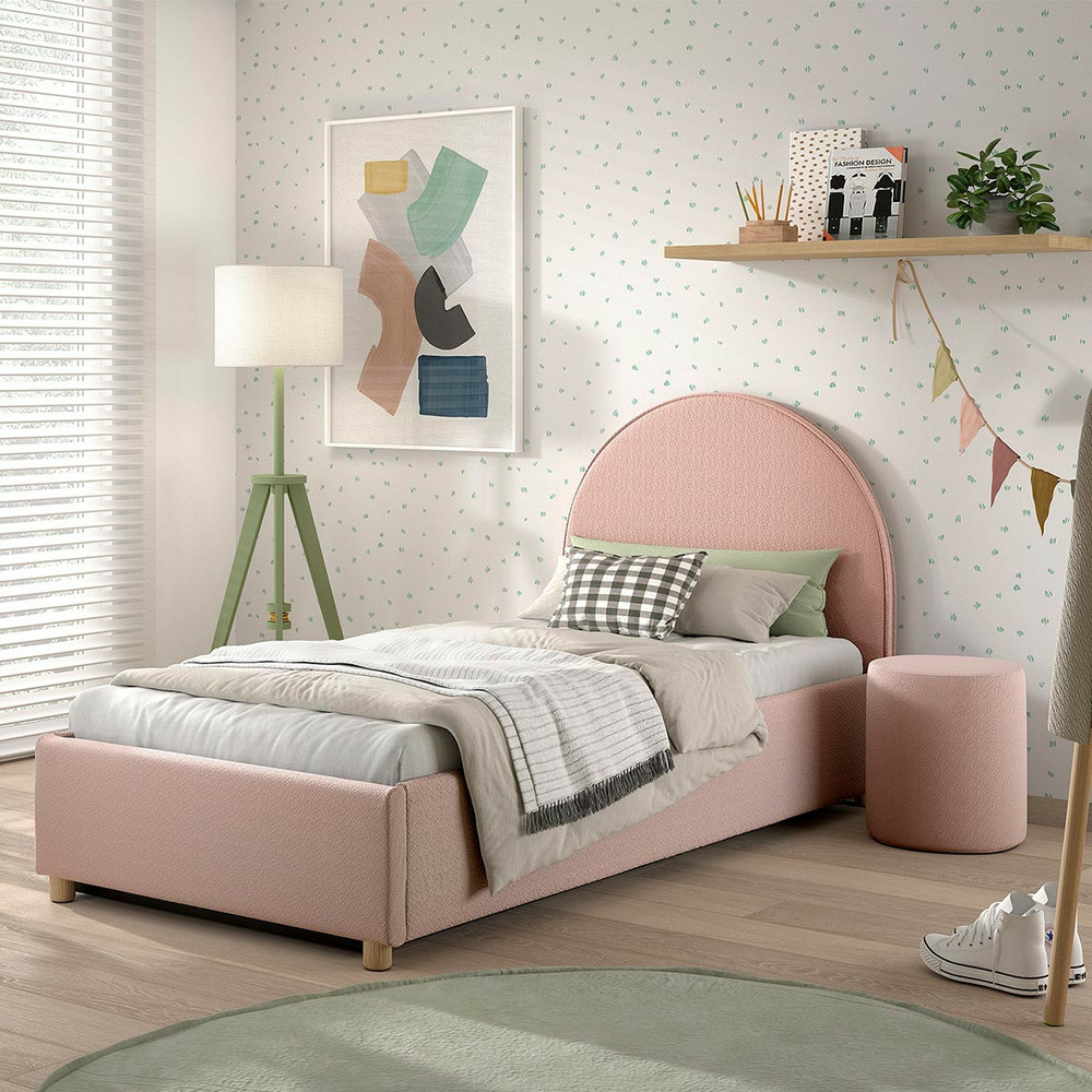 Pack - lit coffre enfant & pouf 