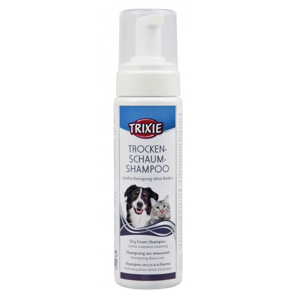 Shampoing sec moussant 230 ml pour chiens et chats