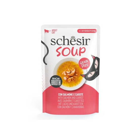 Soupe saumon/carottes schesir chat 40 g