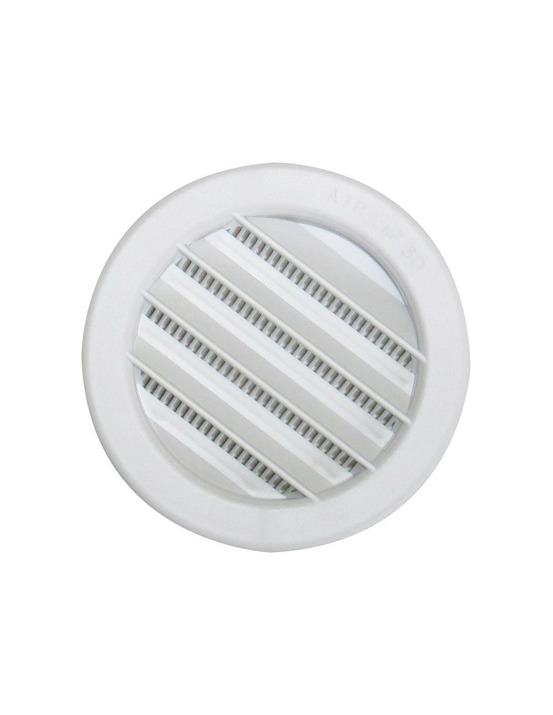 Grille d'aération d75 avec auvent protection intempéries - dmo