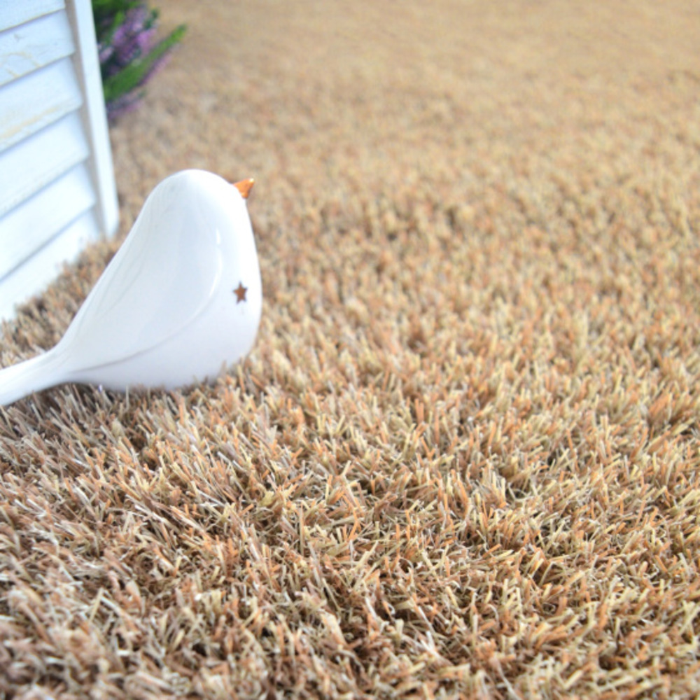 Gazon artificiel arty couleur beige - 20mm - rouleau de 2m x 22m