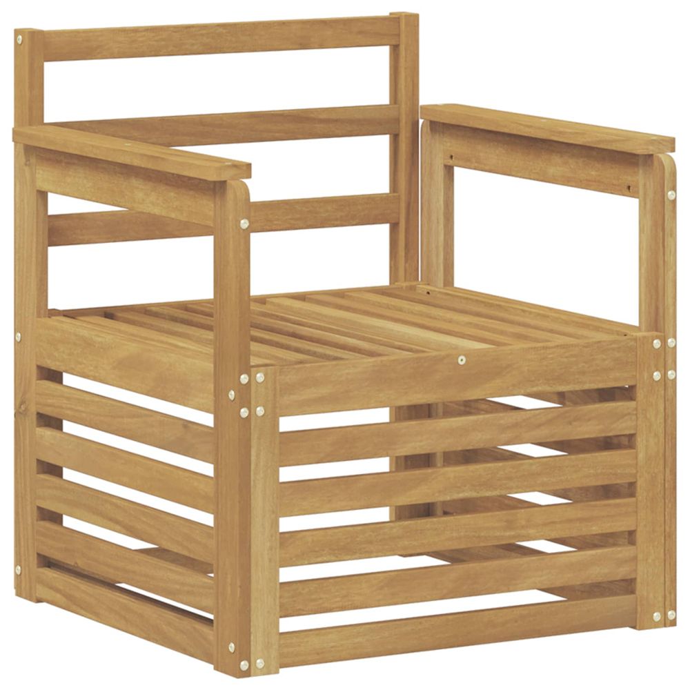 2 pièce ensemble de canapés d'extérieur bois d'acacia massif