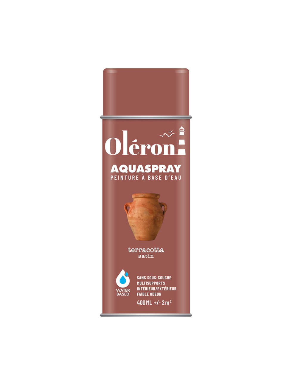 Aérosol technima aquaspray oléron terracotta satiné 400ml - technima