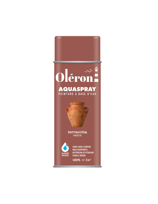 Aérosol aquaspray oléron terracotta peinture marquage temporaire satinée terracotta - technima