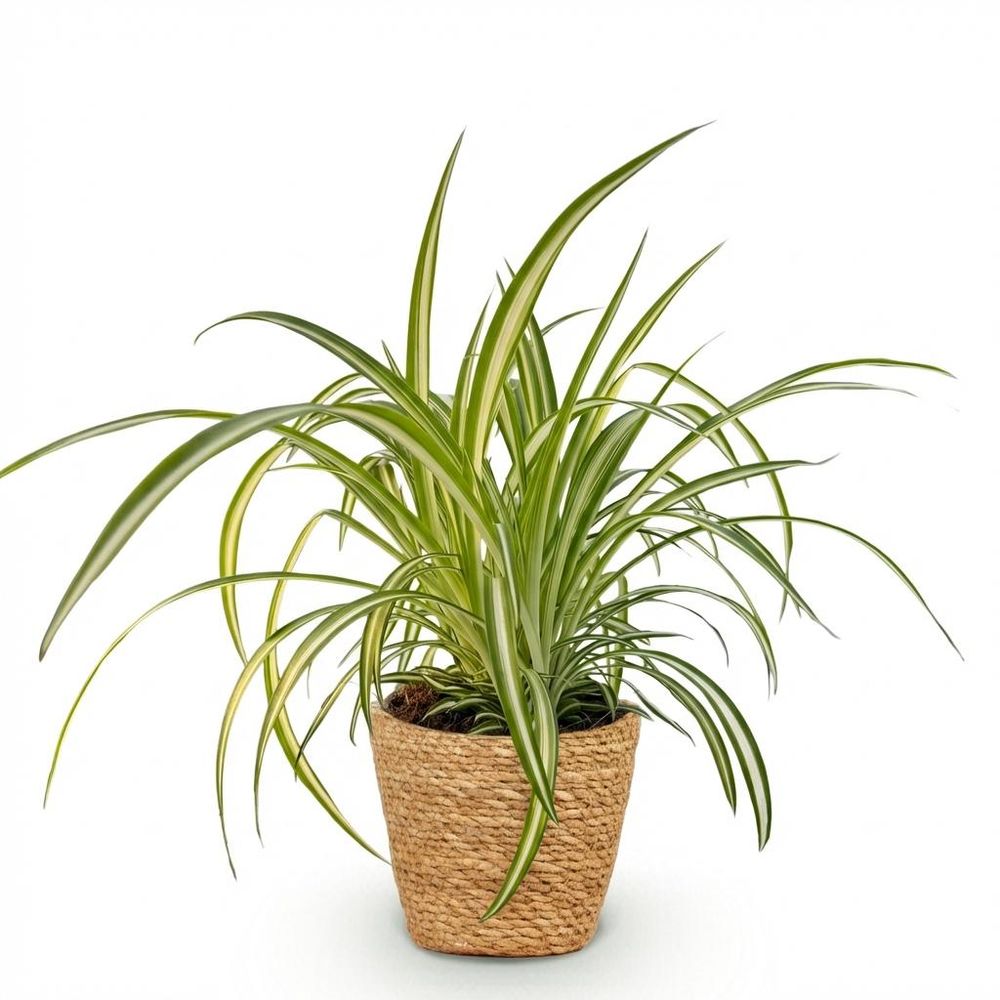 Chlorophytum comosum variegatum - pet-friendly - plante araignée - pot de 12cm - hauteur 20-30cm