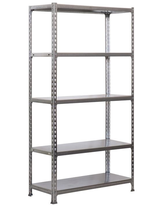Etagère légère sans vis simonclick mini 5/300 galva/galva galvanisé 1800x800x300 - simonrack