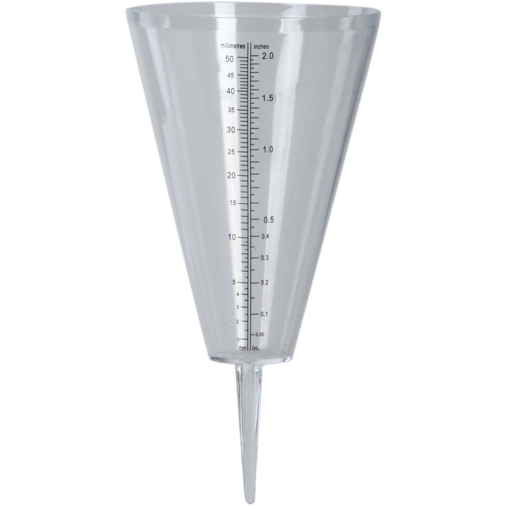 Pluviomètre en plastique cone