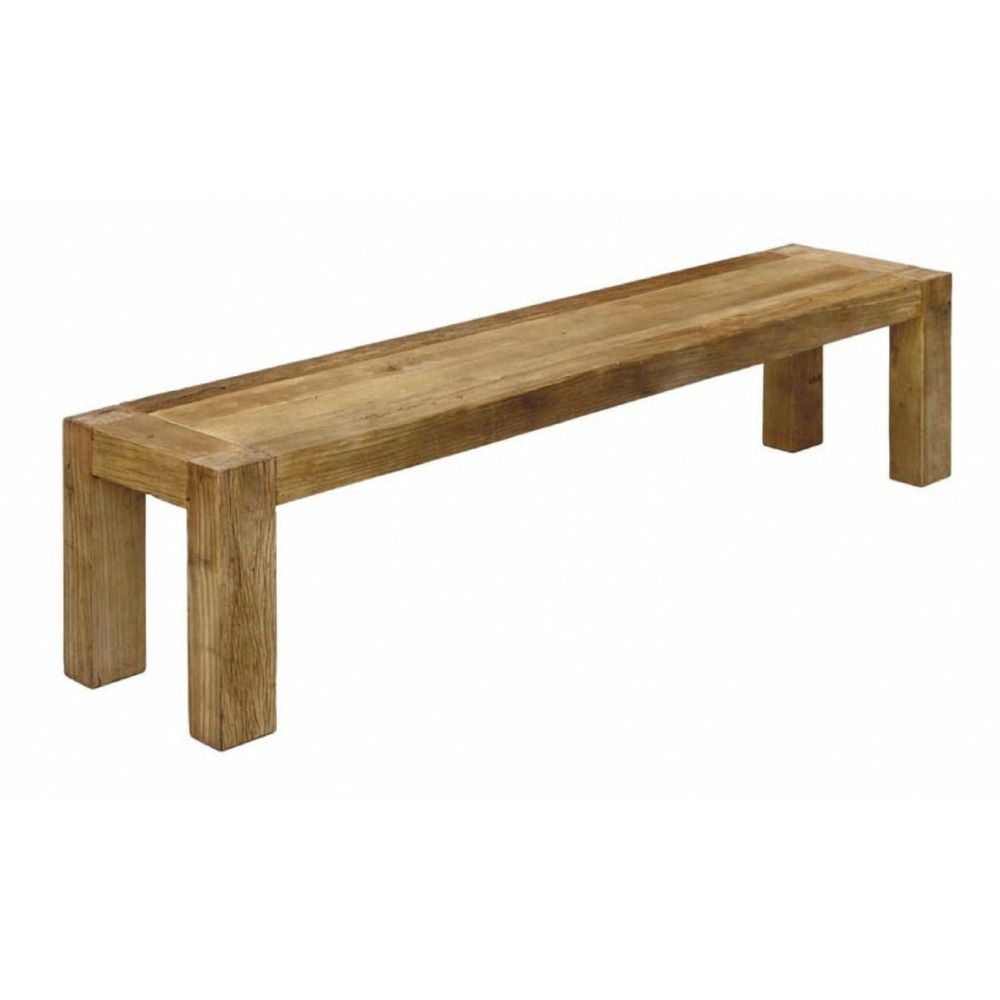 Banc en orme recyclé l180 cm bois beige - transition interior's