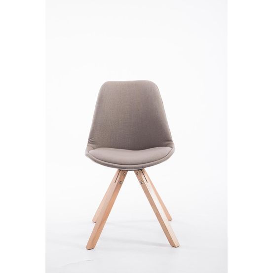 Chaise visiteur toulouse tissu natura square