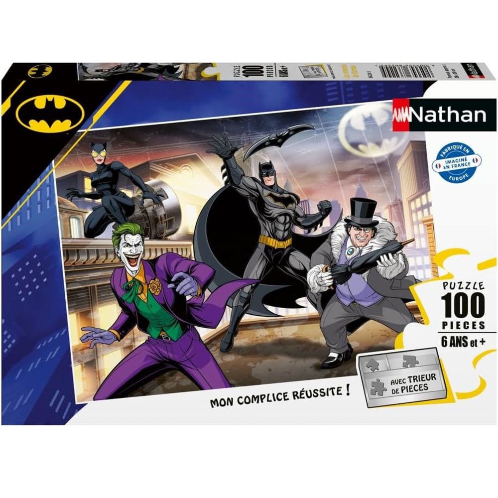 Puzzle les ennemis de batman 100 pcs