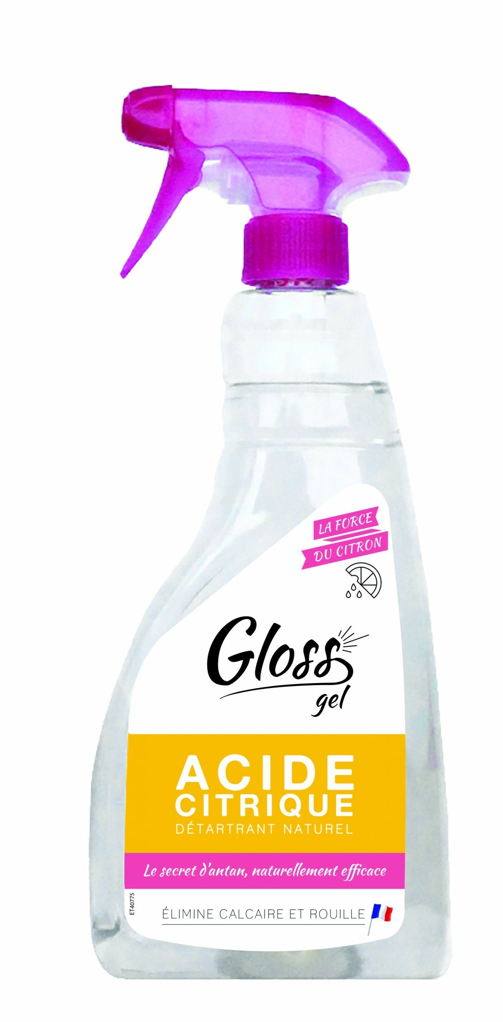 Acide citrique en gel multisurface gloss gel 750 ml