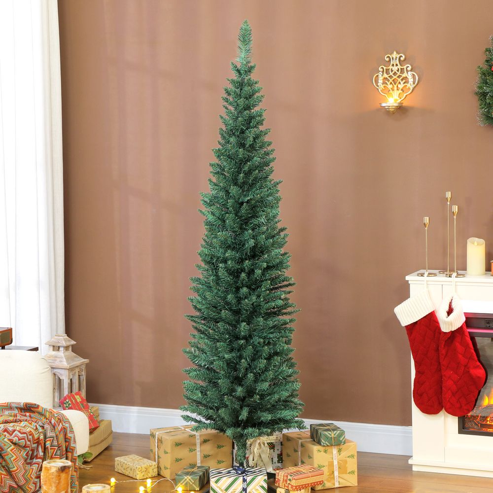 Sapin de noël artificiel en plastique vert 180 cm