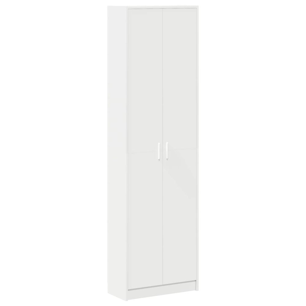 Armoire blanc 55 x 25 x 189 cm bois d'ingénierie