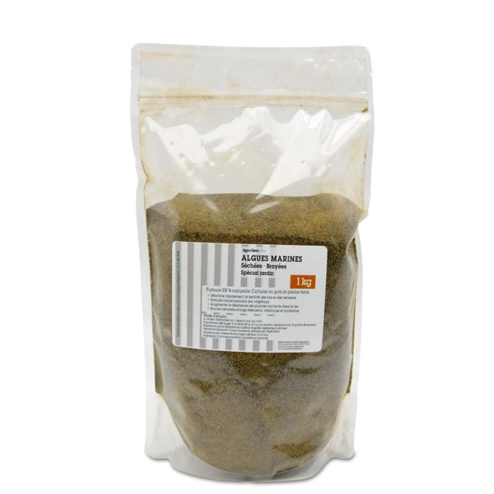Algues pures en poudre pour le jardin - sachet 1 kg