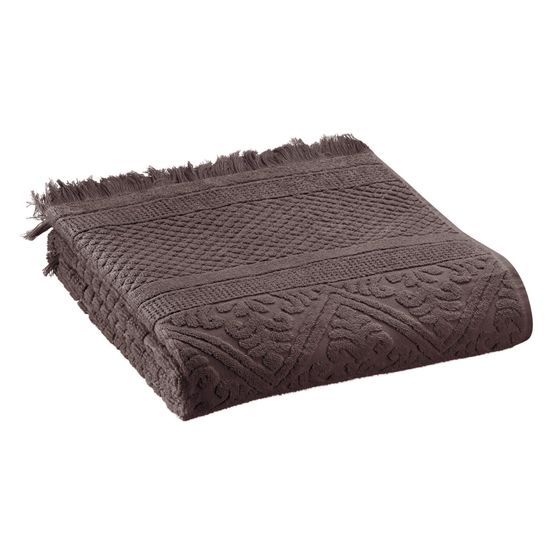 Serviette de toilette zoé ebene 50 x 100 cm