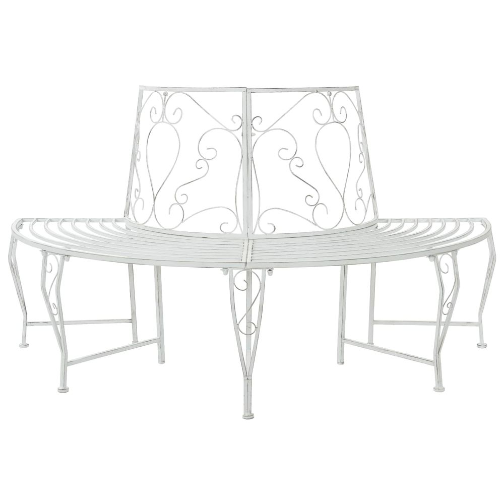 Banc d'arbre 4-nombre de places 160 x 80 x 89 cm acier