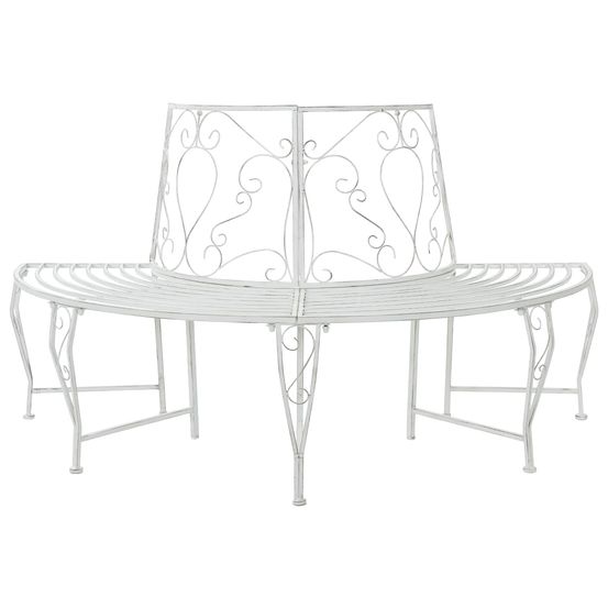 Banc d'arbre 4-nombre de places 160 x 80 x 89 cm acier
