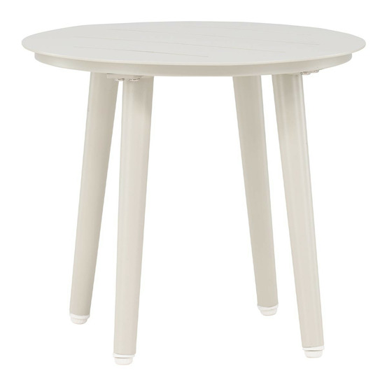 Table d'appoint de jardin ronde