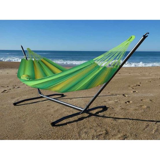 Hamac avec support inka l - soleil vert