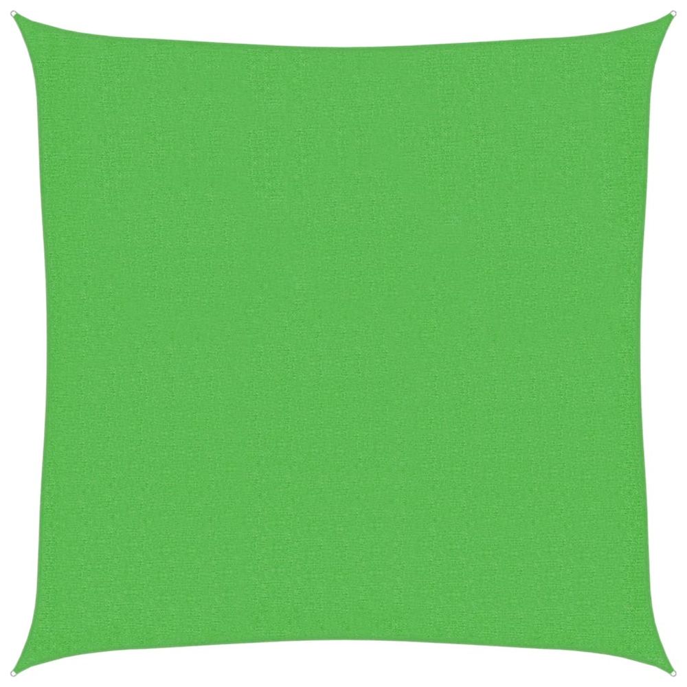 Voile d'ombrage 160 g/m² vert clair 2x2 m pehd