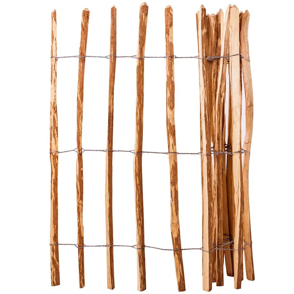 CLOTURE A PIQUETS BOIS DE NOIS-(864477)