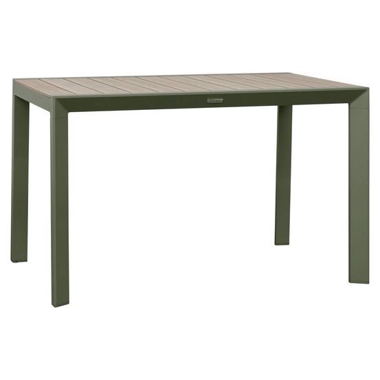 Table de jardin 4 places evasion beige lin/laurier