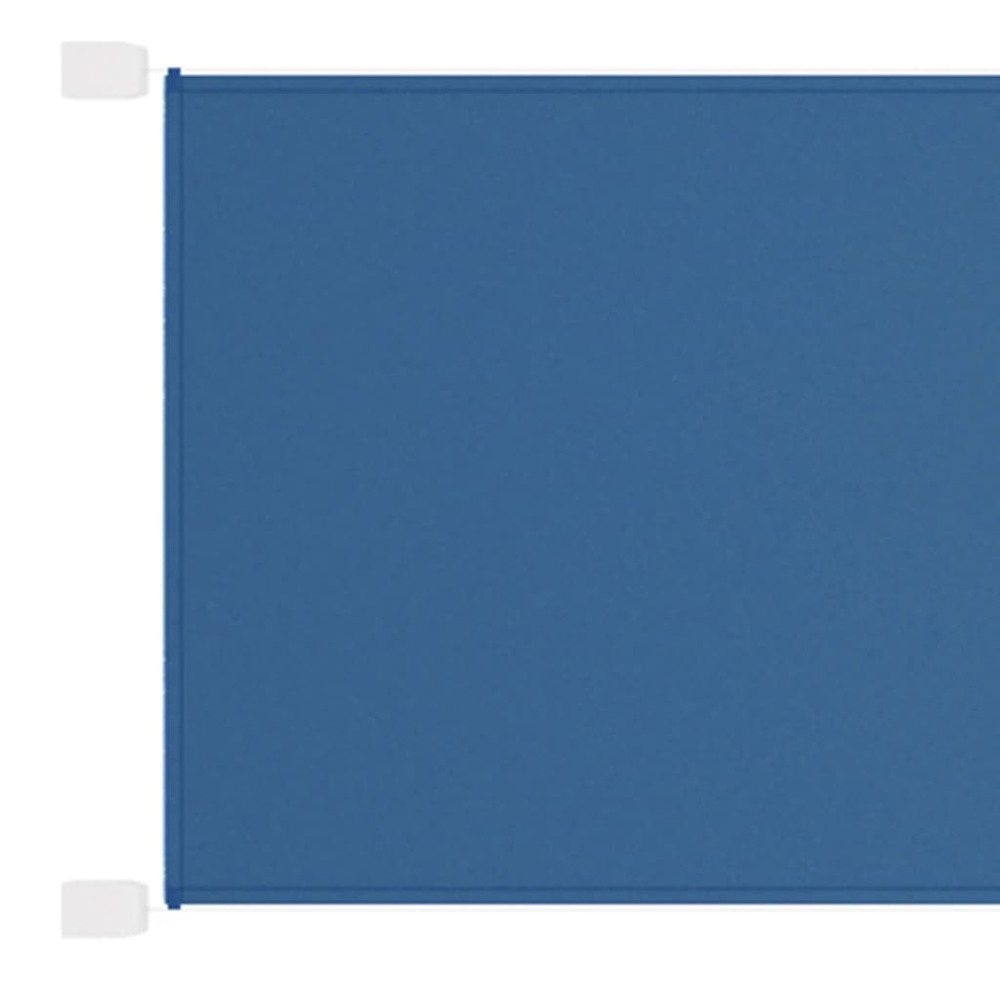 Auvent vertical bleu 100x360 cm tissu oxford