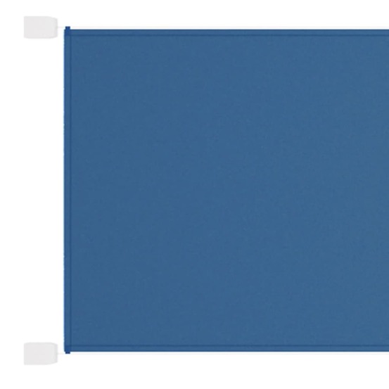 Auvent vertical bleu 100x360 cm tissu oxford