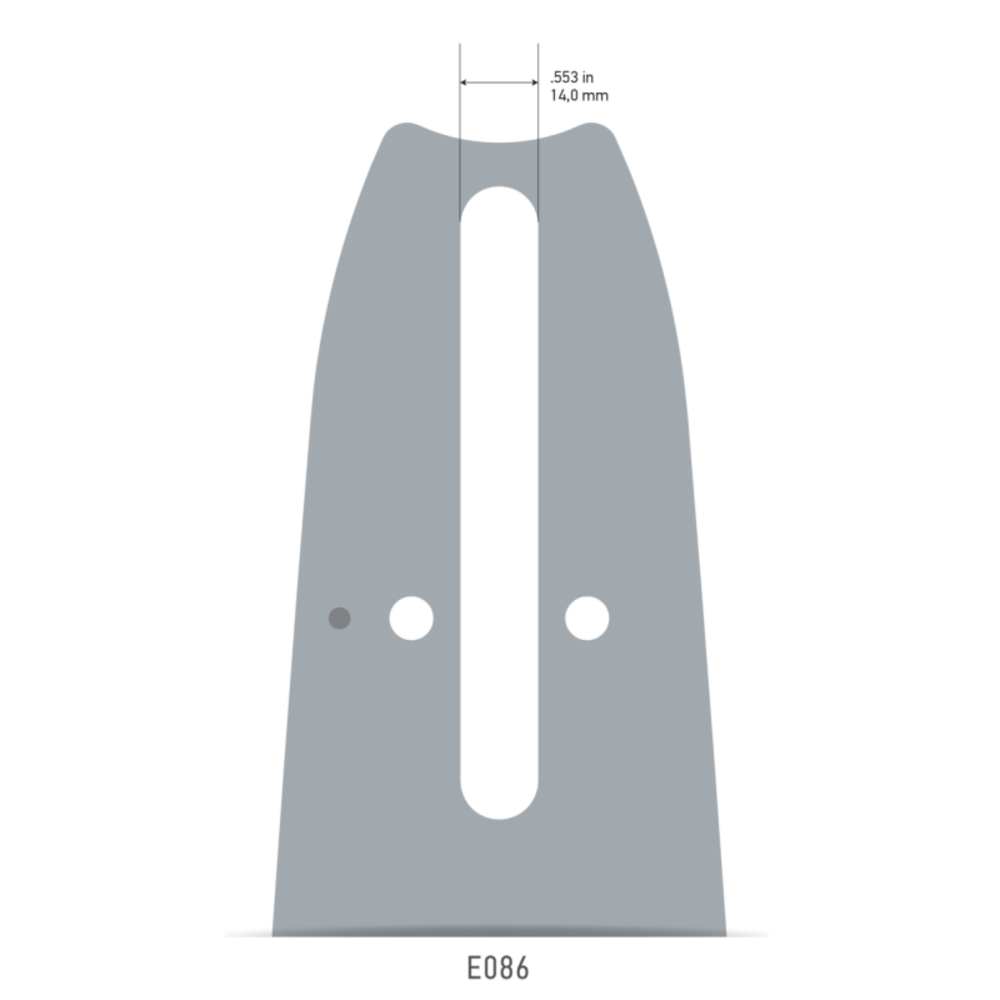 Guide chaîne tronçonneuse 253atle099 guide: 64 cm pas: .404'jauge: 1.6 maillons: 84 duracut™