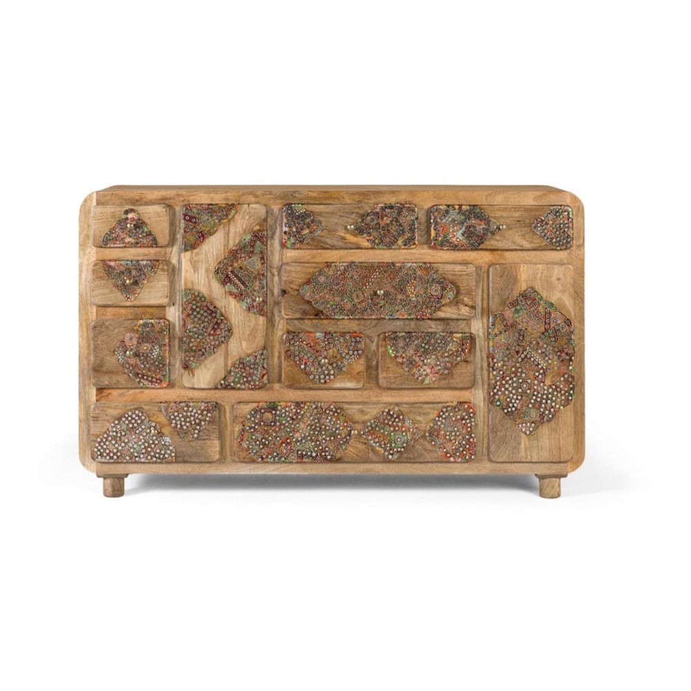 Buffet bois marron - malavina décoration d'autrefois