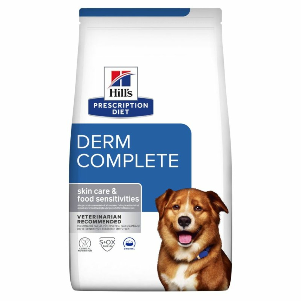 Croquettes chien adult prescription diets derm complete - hill's 4 kg
