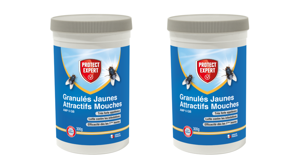 Granulés anti mocuhes - efficacité rapide - très forte appétence - attractivité maximale - 2x300g