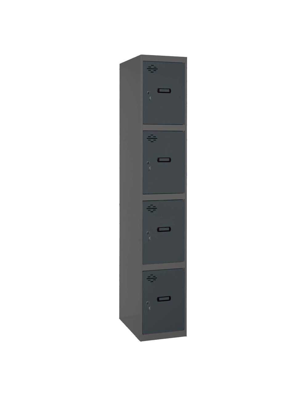 Casier-armoire simonlocker prof. dism. 4 porte 1/4 400 in an/an antracite 1800x400x500 - simonrack