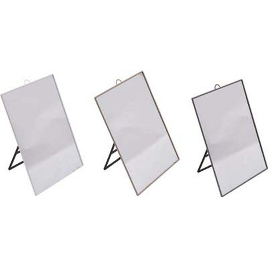 Miroir promo gm 3 coloris assortis - blanc taupe gris