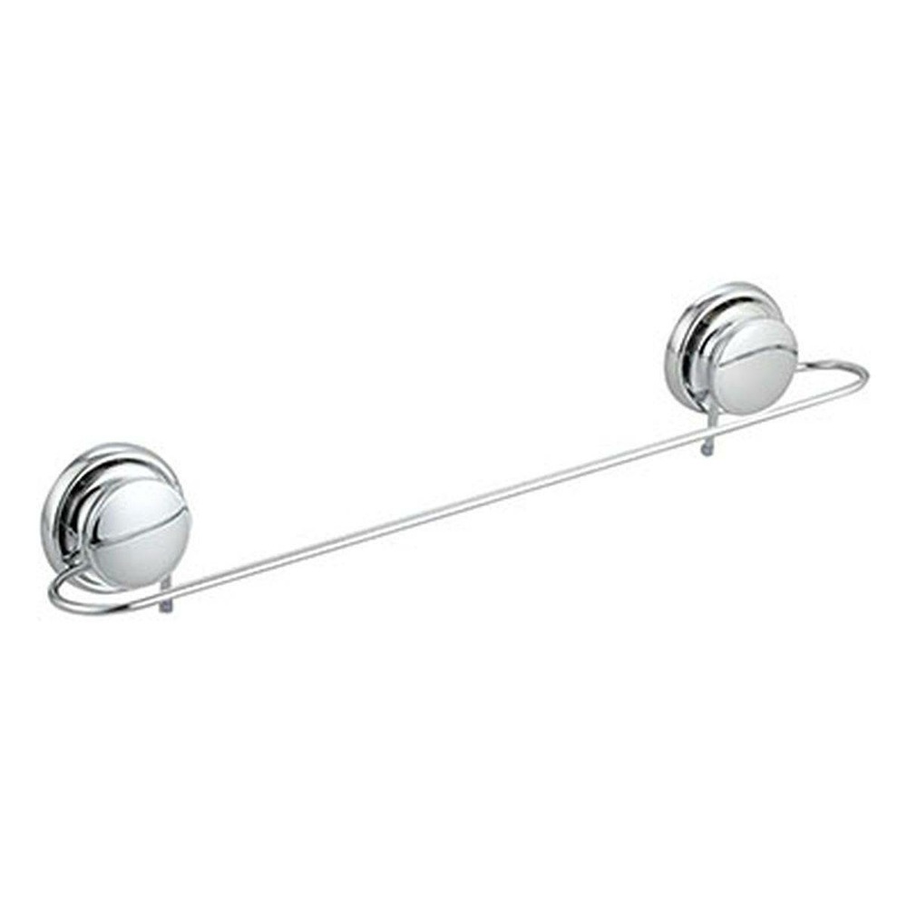 Porte serviettes metal sur ventouses - chrome