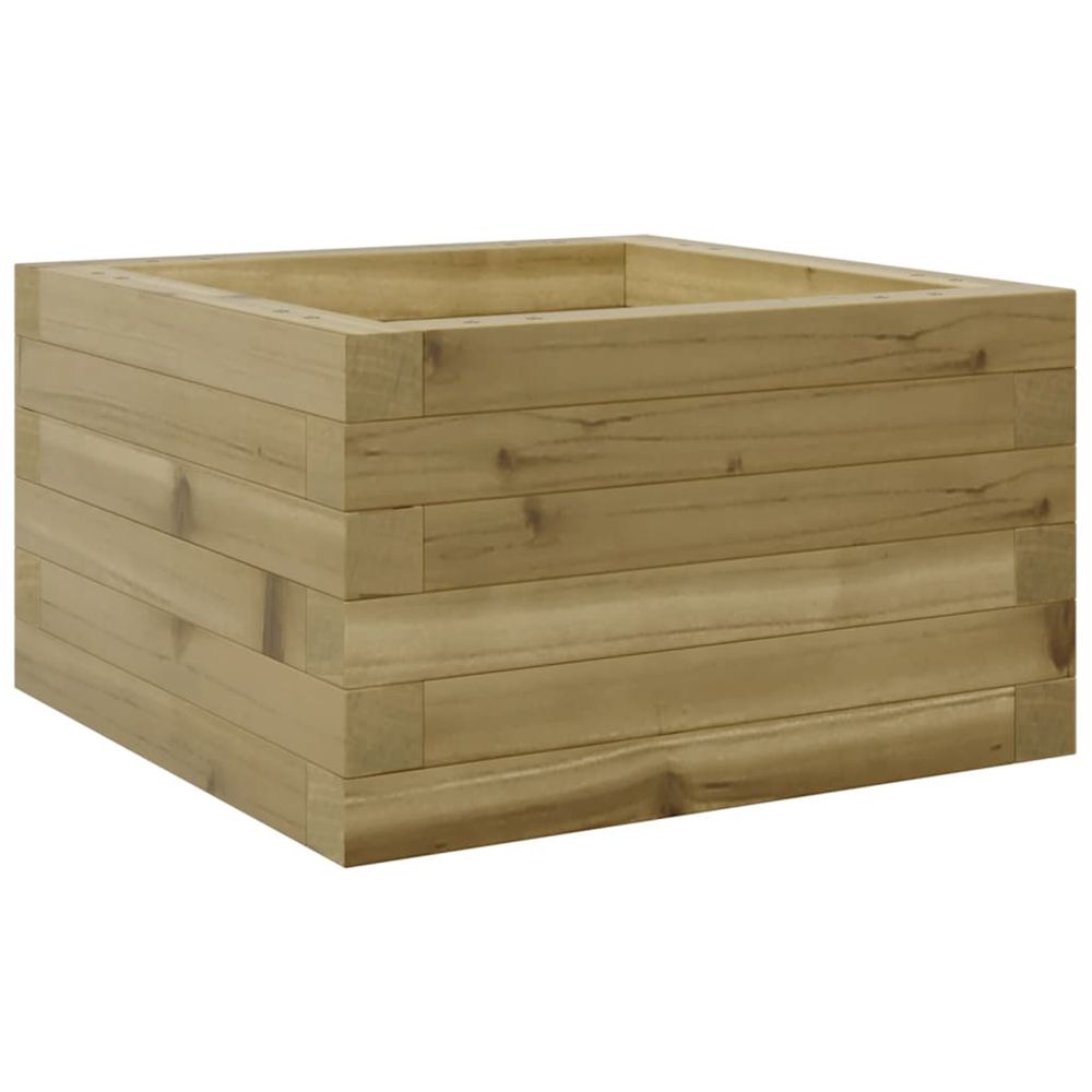 Jardinière d'extérieur 40x40x23 cm bois de pin imprégné