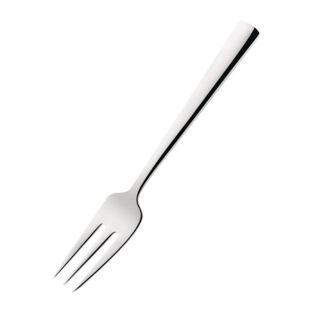 Fourchette à gâteau pour restaurant inox 18/10 lot de 12 moderno amefa