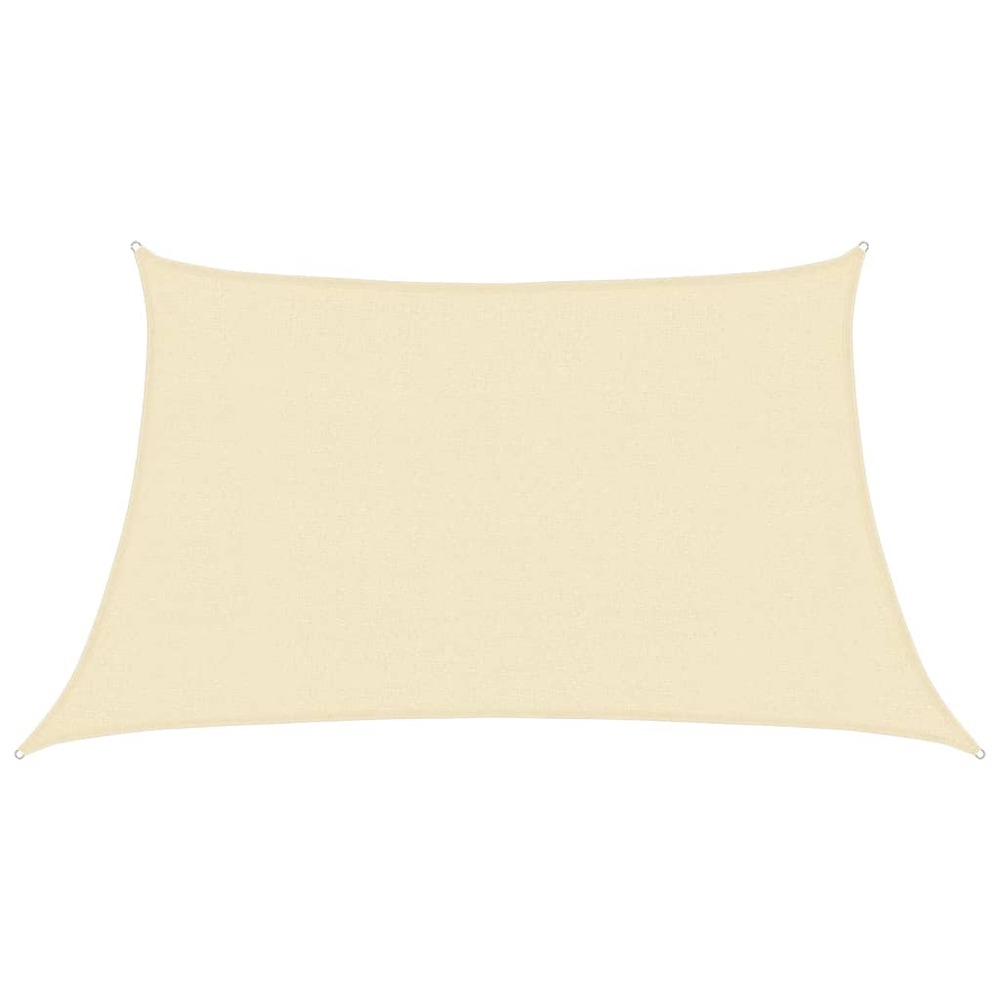 Voile d'ombrage 160 g/m² crème 3/4x2 m pehd
