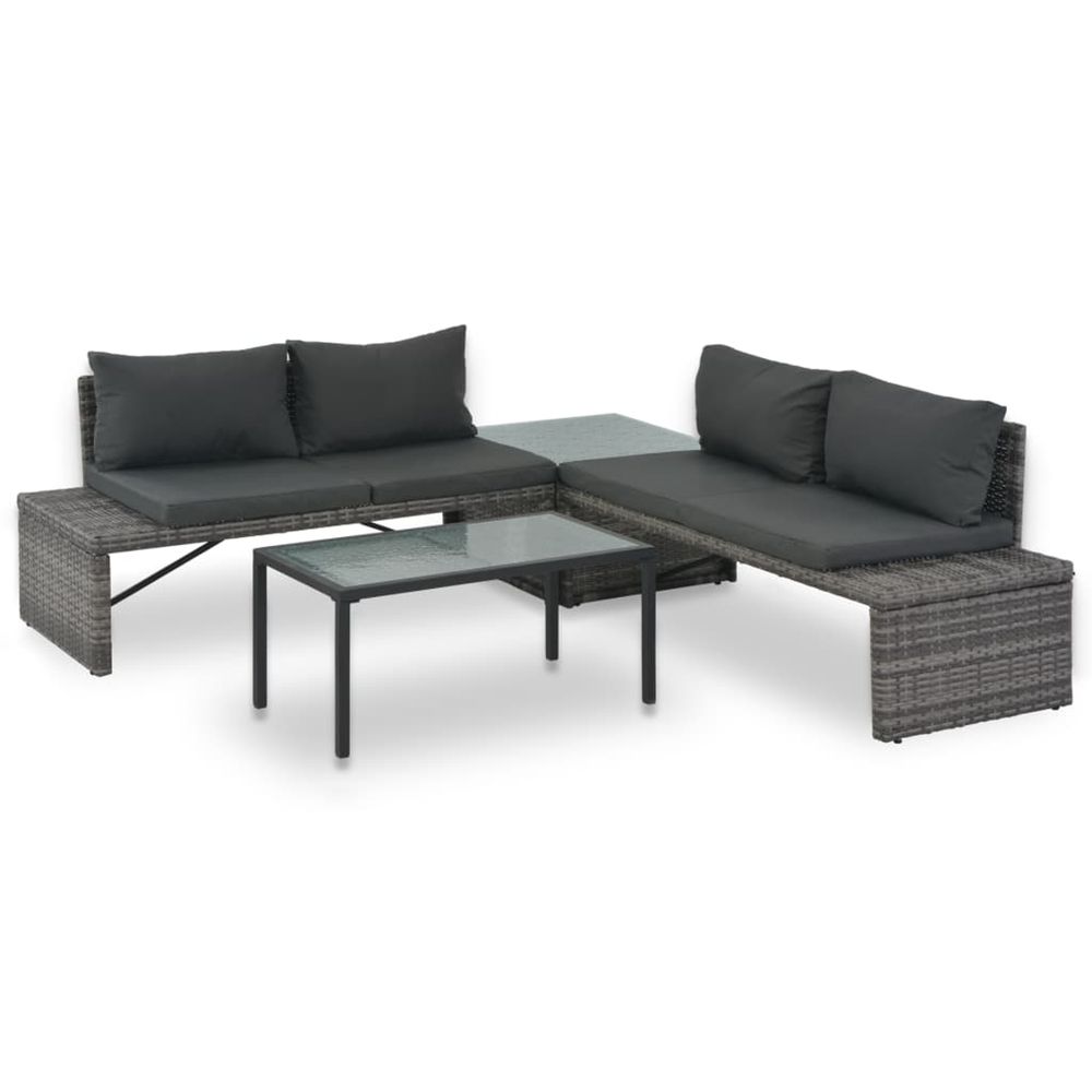 VIDAXL SALON DE JARDIN 3 7-(917579)