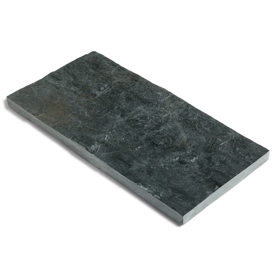 Pas japonais ardoise verte dalle rectangulaire 60x30 cm ep. 2-3 cm (lot de 15 dalles)