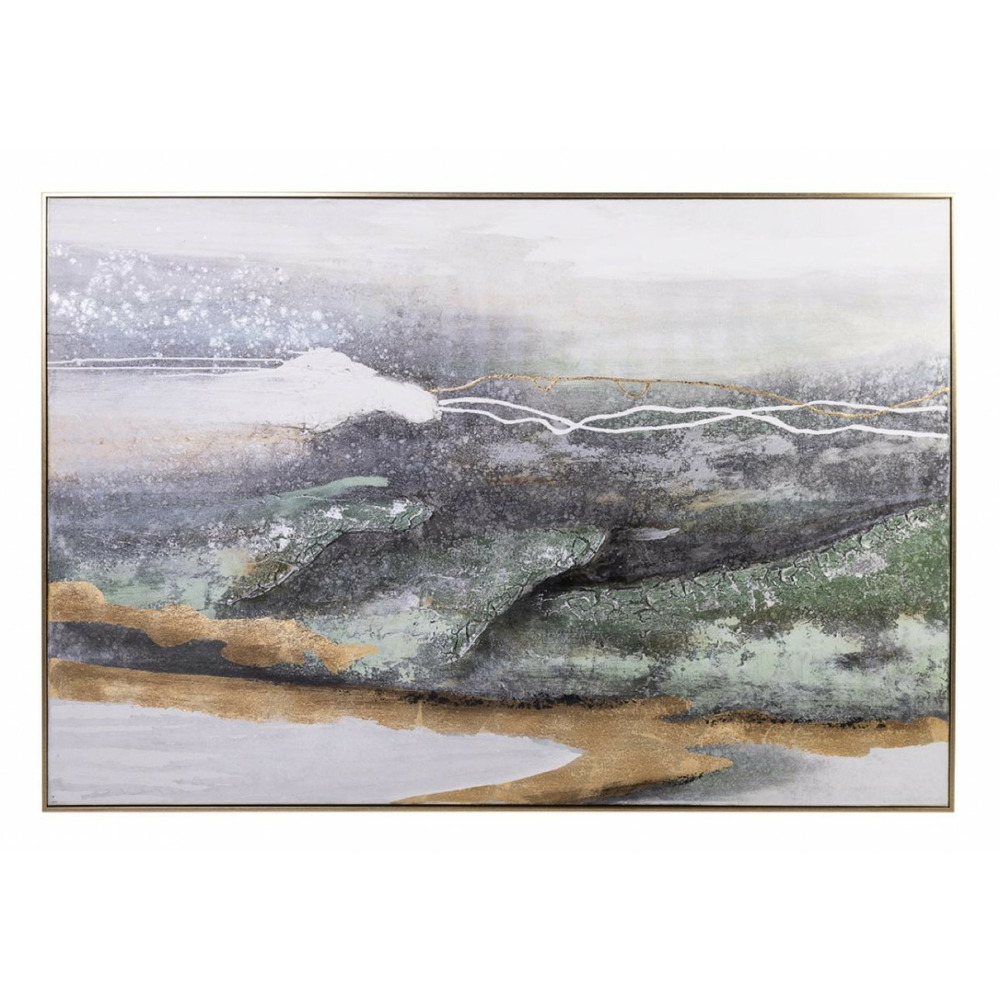 Tableau toile gris - décoration d'autrefois