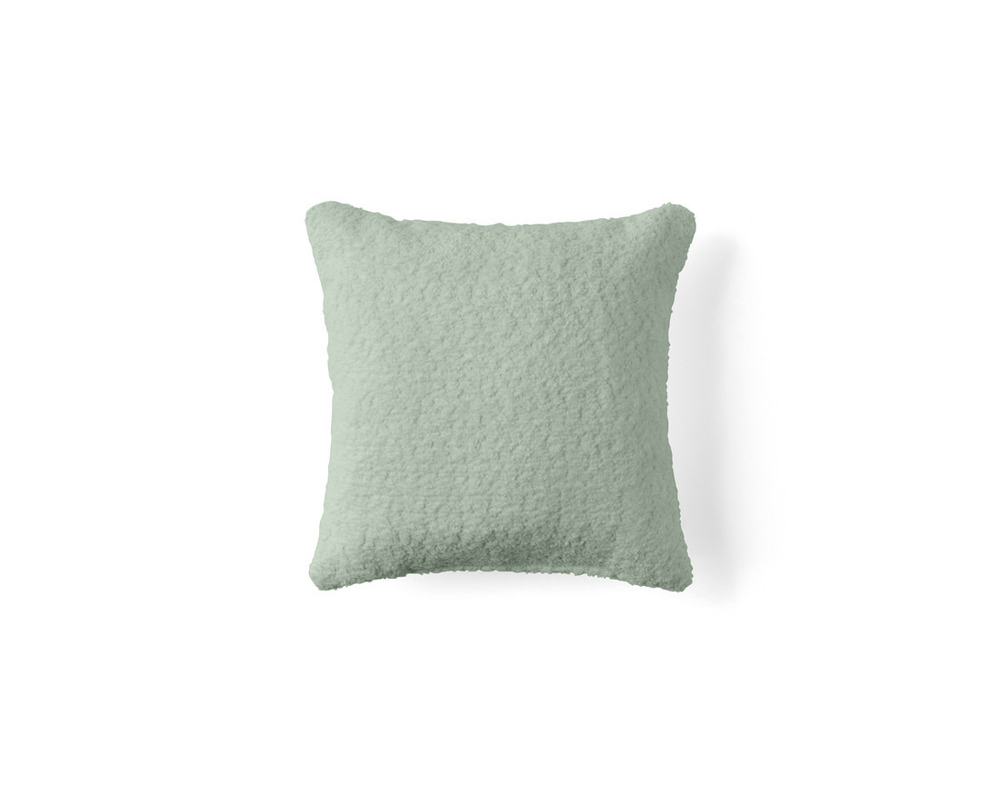Rune - coussin - en tissu bouclette - 37x37 cm